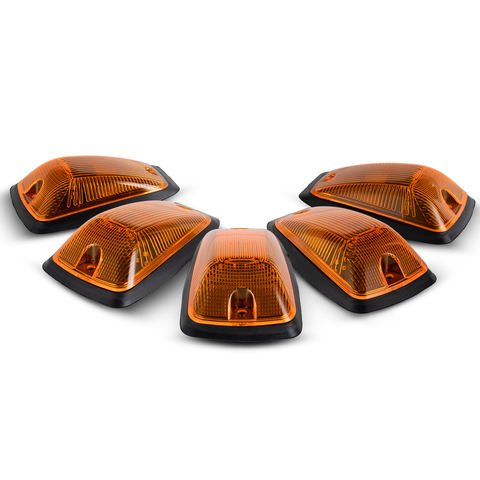 Hot Selling 5Pcs for Chevrolet GMC C K1500 Pickup Trucks Amber LED Top Clearance Running Lights LED Cab Roof Marker Lights