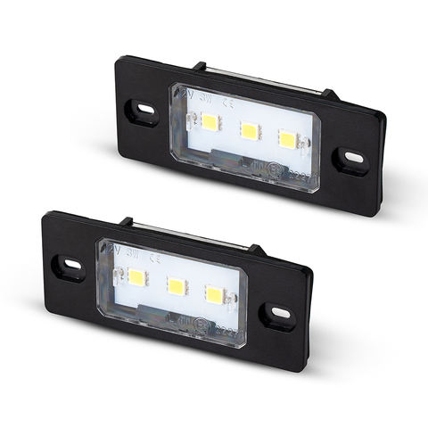 ISO E-mark Certified LED Number Plate Light for Porsche Cayenne / LED License Lamp for VW Passat & Skoda Fabia