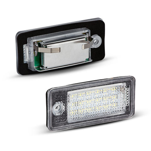 LED License Plate Lamp Car LED Number Plate Lights for AUDI Q7 A3 RS4 A3 S3 S4 A5 A6 C6 A8 S8