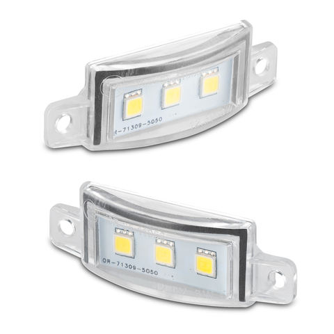 LED License Plate Lamp for Volvo 745 Auto Lighting Rear Number Tag Light Replacement Non-Polarity Type