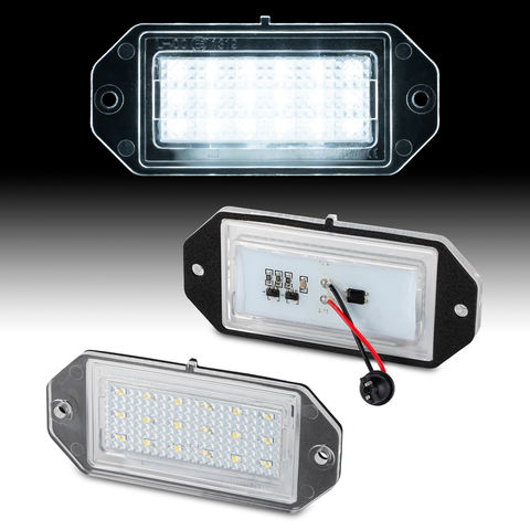LED License Plate Lamp for Volvo 944 / 964 / S90 Waterproof Direct Fit Auto Lighting Easy Installation