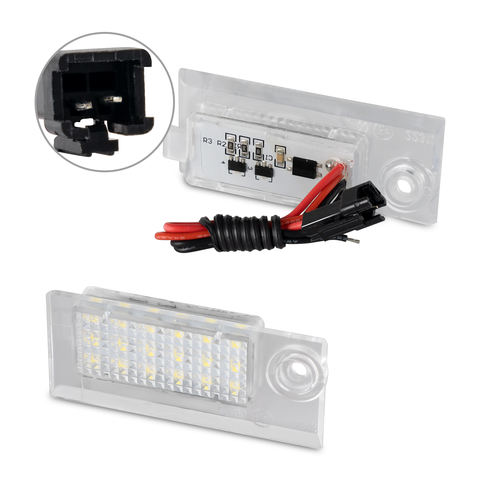 LED License Plate Light for AUDI A6 4B /C5 Sedan Tag Light AUDI A6 4B License Plate Lamp