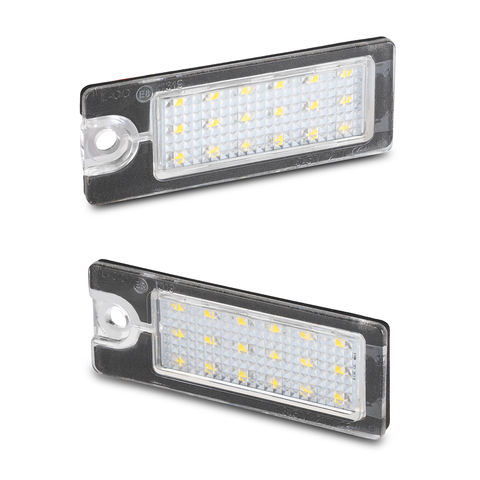 LED License Plate Light for Volvo V70 / XC70 / S80 Waterproof Design Long Life Car Auto Parts