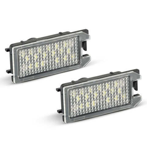LED Number License Plate Light for Fiat 500 Dodge Viper Jeep Grand Cherokee Simple Installation
