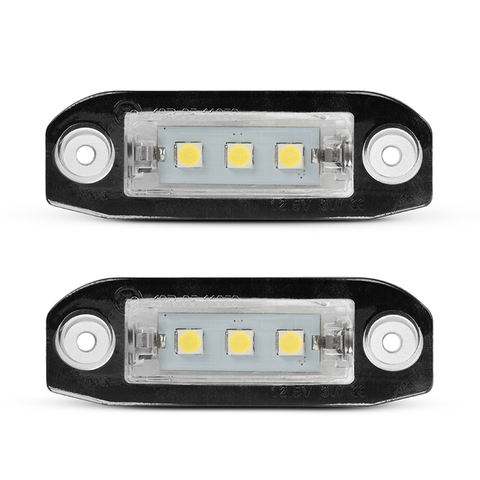 LED Rear Number Plate Light for Volvo XC60 / XC90 Error-Free Plug & Play Auto Accessories
