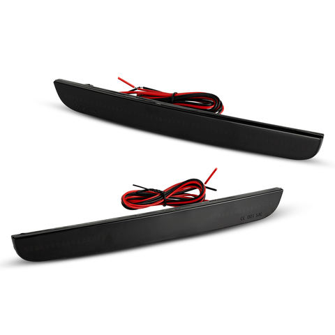 LED Rear Reflector Light for Dodge Challenger 2015-2020 E-mark Approved Easy Installation
