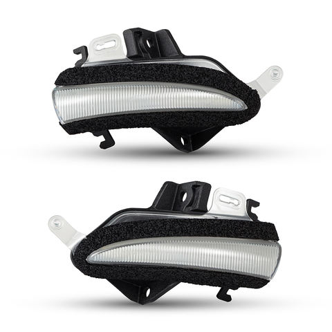 LED Side Mirror Indicator Lamps for Lexus IS250 Switchable DRL & Amber Sequential Signal Plug & Play Design