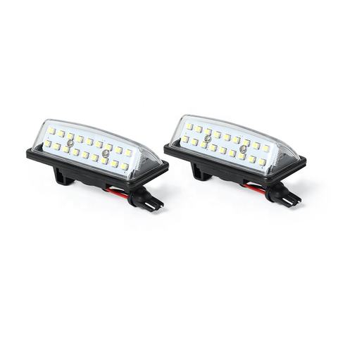 Led License Plate Light for Infiniti QX56 QX80 2011 JX35 QX60 2013~for  Nissan Versa Note 2014~ Altima 2013~ Sentra 2014~