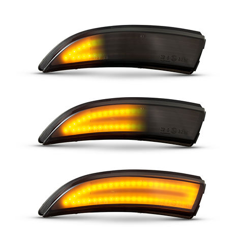 No Error Clear/Smoked Lens Sequential LED Mirror Turn Signal Light for Ford Fiesta Mk7 B-Max Canbus Design