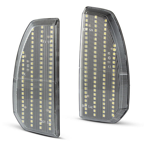 Plug & Play LED Mirror Lights for Toyota Tundra 2007 Amber Turn + White or Blue DRL for Towing Models
