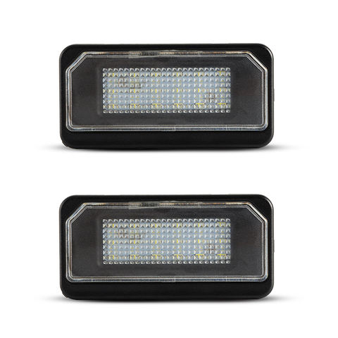 Professional Waterproof LED License Plate Light for Tesla Model X 2016 White Color 6000K 18SMD