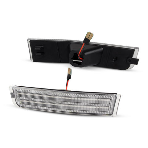 Rear Fender Side Marker Lights for 2006-2010 Lincoln MKX Side Bumper Marker Lamps Amber LED Side Markers Turn Signal Lights