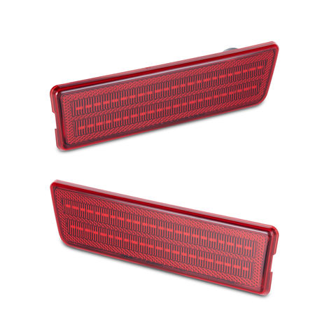 Red Lens Front Bumper LED Side Marker for Ford Transit Plug & Play Direct Replacement