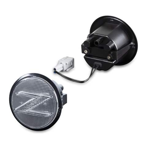 SET LED SIDE MARKER DYNAMIC CLEAR LIGHT for Nissan 370Z 2009-2015