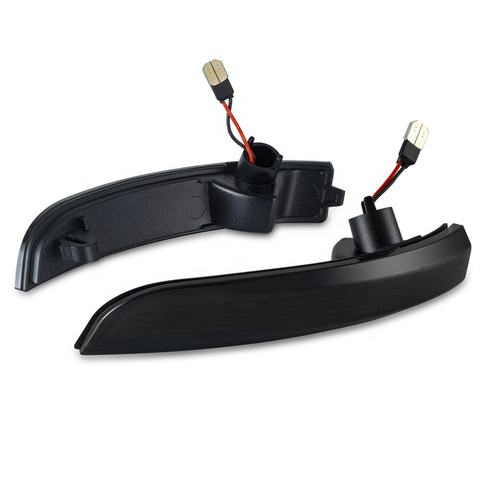 Smoke Sequential Amber LED Side Mirror Indicator Blinkers Turn Singnal Light for Ford Kuga/Escape EcoSport 2013-2018