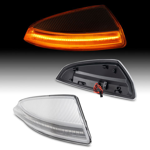 Smoked Clear Lens Dynamic LED Mirror Turn Signal Lights for Mercedes-Benz W164 ML300 ML500 ML550 ML320 LED Side Marker Lamp