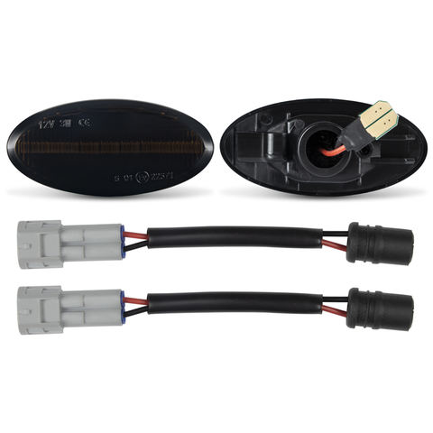 Smoked Lens 12V Sequential LED Indicator Lamp Turn Signal Light for MAZDA Mazda 2 3 5 MPV