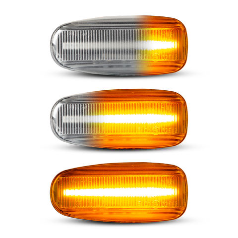 Smoked Lens Dynamic 12V LED Side Marker Blinker for Mercedes-BENZ W210 W202 W208 R170 Vito W638 LED Turn Signal Blinker Lights