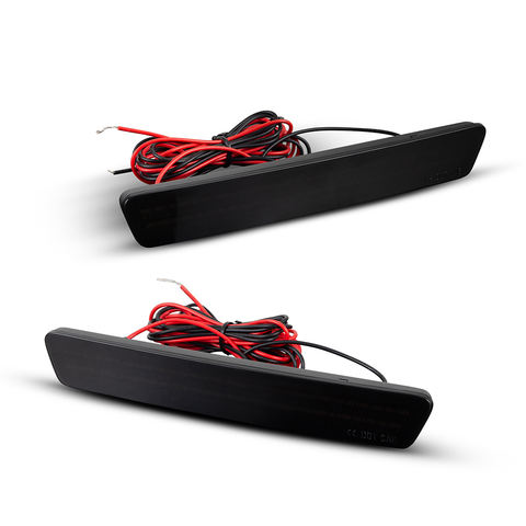 Smoked Lens Red Full LED Rear Bumper Side Marker Reflectors Light for Ford  Mustang 1999 - 2004 OEM# XR3Z-15A448-AA
