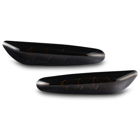 Smoking Lens LED Turning Indicators for BMW E60 Amber Turn signal Side Marker Lamp with E-MARK