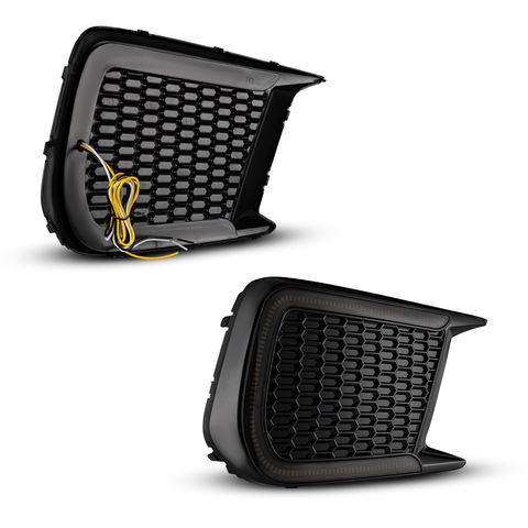 Switchback LED DRL Running Light for Subaru WRX STI Smoked Lens Sequential Amber Signal Light Error Free