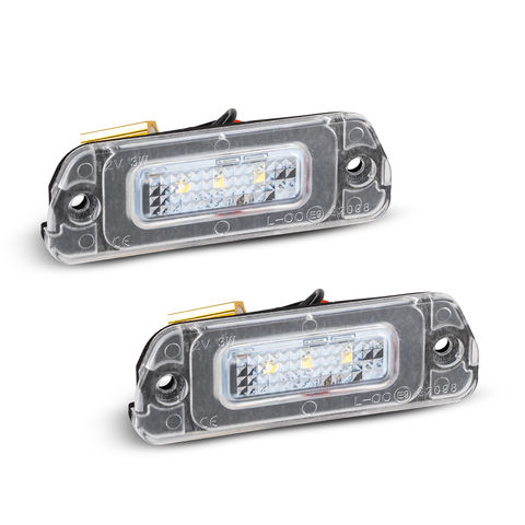 Waterproof LED Number Plate Light for Mercedes-Benz W251 2006-2011 & ML-Class W164 2005-2011 Easy to Install