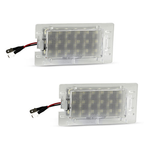 White LED License Plate Light for Opel Omega Easy to Install Waterproof Auto Parts Accessories