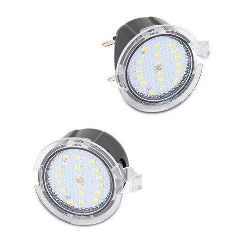 White Light LED Under Mirror Puddle Light for Toyota Tundra Easy Install Waterproof