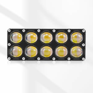 10 Lens 30W Motorcycle LED Spotlight White Yellow Hi/Low Beam Auxiliary Light Motorbike Driving Fog Lamp for Car ATV SUV