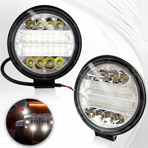 12V 24V 72W Led Flood Spot Beam With Aperture Car Work Light for 4x4 SUV Offroad ATV Automobile