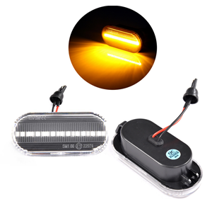 12V Amber Led Side Marker Lights for Seat for ford Fiesta Focus Side Clearance Marker Light Turn signal Side Marker Lamp for vw