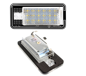 12V LED License Plate Light for Audi A3 A4 S4 A6 C6 S6 A8 S8 Q7 RS4 RS6  Error Free Car Led Number Plate Lamp