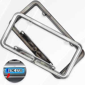 12V USA Size High Quality Led Plastic Car License Plate Frame Factory Wholesale License Plates Frames