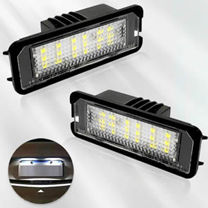 18SMD LED License Plate Light for Golf 6 VI 5 V GTI MK4 MK5 MK6 Eos Lupo Scirocco Seat Leon Altea OEM Replacement Bulb
