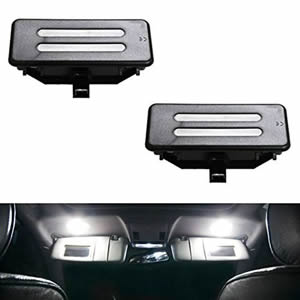 18SMD LED White Car Interior Vanity Roof Reading Mirror Lights for BMW 3 5 Series E90 E90N E91 E92 91N E92N E60 E60N E61 E61N