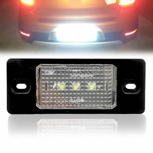 2PCS 7000K Car Canbus Error Free LED License Light 12V for VW Golf 4 5 Variant Passat Tiguan for Cayenne Led Number Lamp