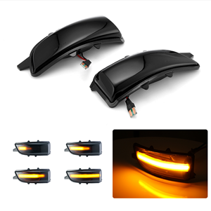2PCS LED Dynamic Side Indicator Mirror Turn Signal Indicator Blinker Running Light for Volvo C30 C70 S40 S60 V40 V50 V70