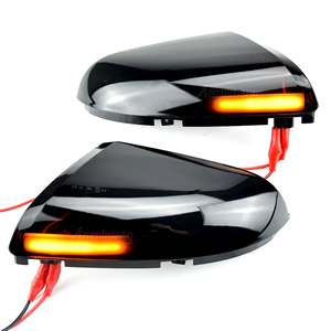 2PCS for Dodge Ram 1500 2500 Rear View Mirror Indicator Blinker Repeater Dynamic Turn Signal LED Light Replacements