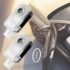 2Pcs Car Door Logo Badge Shadow Projector Light LED Welcome Light for Subaru Forester Outback Legacy XV Impreza Tribeca