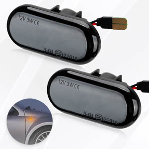 2Pcs Car LED Dynamic Flowing Side Marker Lights Turn Signal Light for Opel Combi Kasten Kipper J7 F7 Led Lamp