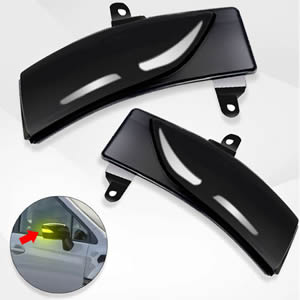 2Pcs LED Dynamic Side Mirror Light Dynamic Turn Signal Lamp for Subaru WRX STI Forester Outback Impreza Legacy Crosstrek