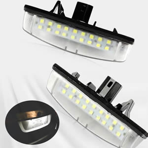 2pcs 6500K LED License Plate Lamp Light for Toyota Aurion prius Previa  Camry Lexus IS300 IS200 RX330 LS430 GS430