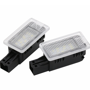 2pcs Car Rear White LED License Plate Light Number Lamp for Volvo XC40 XC70 V60 S60 S80 V40 V40CC