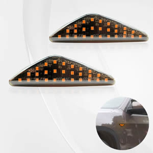 2pcs Dynamic Led Side Indicator Marker Lamp Amber LED Turn Signal Light for BMW E70 X5 F25 X3 E71 E72 X6