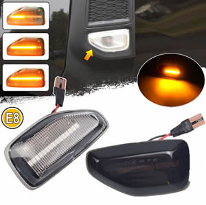2pcs Dynamic Turn Signal Light for Dacia Logan 2 Sandero 2 Duster Renault Stepway Sandero Side Marker Lamp Sequential Blinker