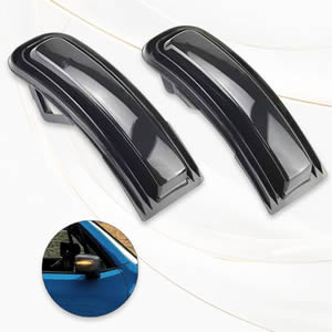 2pcs LED Dynamic Turn Signal Light Side View Mirror Sequential Blinker Amber for Jeep Renegade 2015 - 2022