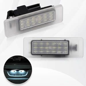 2pcs LED License Number Plate Light for Renault Megane 4 Scenic IV Twingo Kangoo Koleos MK2 Clio IV V Logan Sandero Dacia Duster