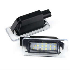 2pcs LED License Number Plate Light for Nissan Serena C27 Altima Suzuki Landy Dacia Duster 2018 2019 2020 2021