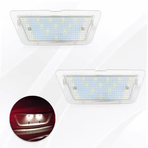 2pcs LED License Plate Light Number Lamp for Opel Astra G MK4 Saloon 1998-2004 1999 2000 2001 2002