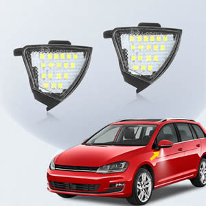 2pcs Under Side Light Mirror Puddle Lamp for VW Volkswagen Eos/Volkswagen Rabbit LED Light